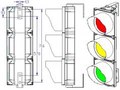 HP200-RYG LED Signal